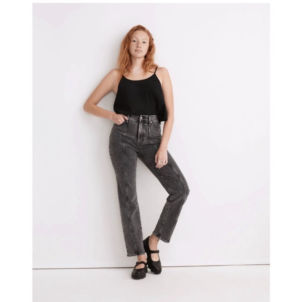 Madewell size 28 The Perfect Vintage Straight Jean Meaford Wash Seamed Edition